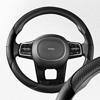 Оплетка SKYWAY Combo-12 M (370-390мм) Черная экокожа